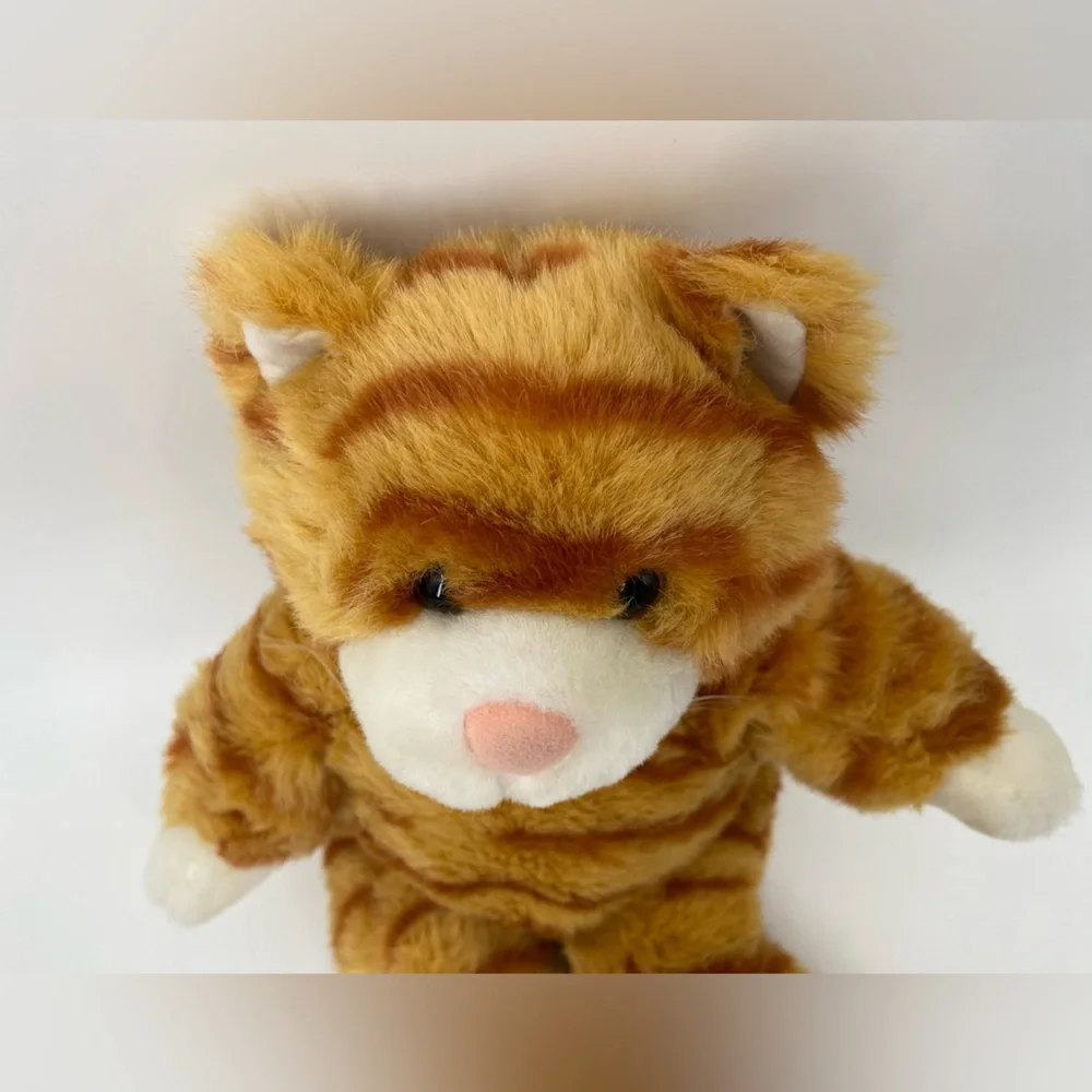 Build A Bear‎ Plush Orange Striped Stuffed Cat Vintage 1997